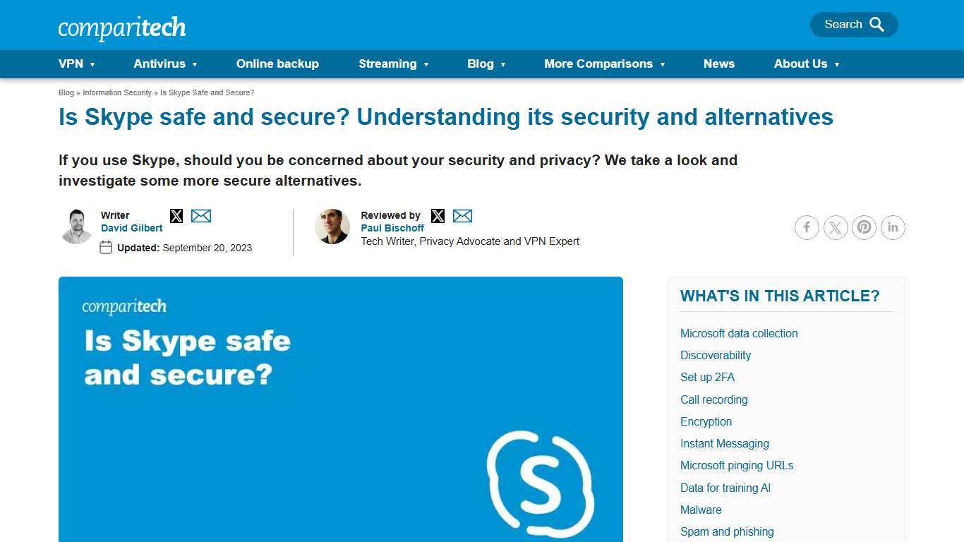 Is Skype Safe and Secure? What are the Alternatives?
